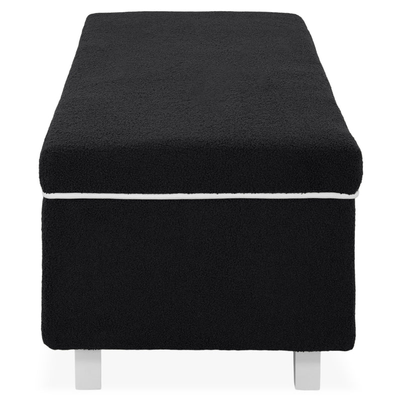 KOLLE Banchetă, ladă depozitare inclusă, stofă