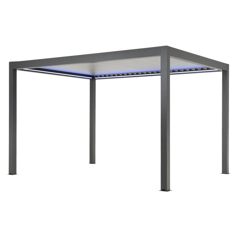 ROSARIO Pergolă bioclimatică motorizată cu acoperiș retractabil