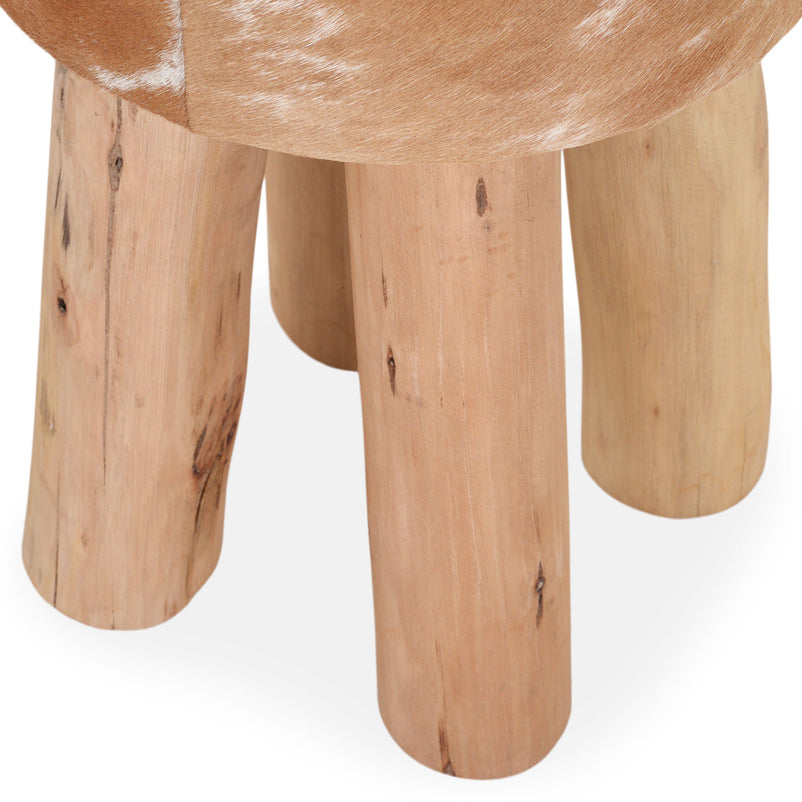 AZFAR Taburet, piele naturală