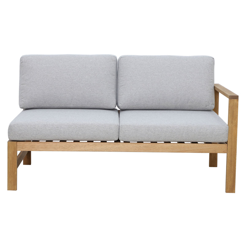 NORDIC Set mobilier terasă/grădină, fotoliu, banchetă, colțar și măsă