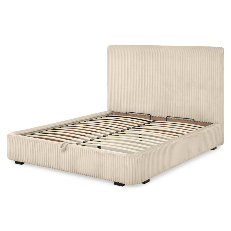 MARYANNE Pat tapițat, 160x200cm, ladă depozitare inclusă