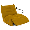 OPTIMUS Fotoliu rotativ cu recliner electric, USB, suport telefon, stofă