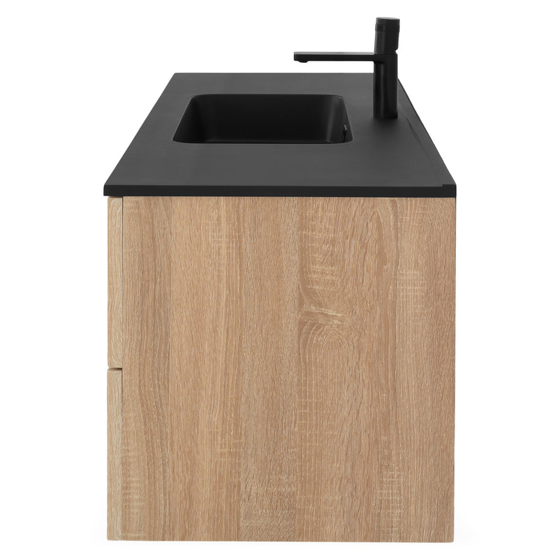 HORIK Set mobilier baie, mască lavoar și lavoar compozit