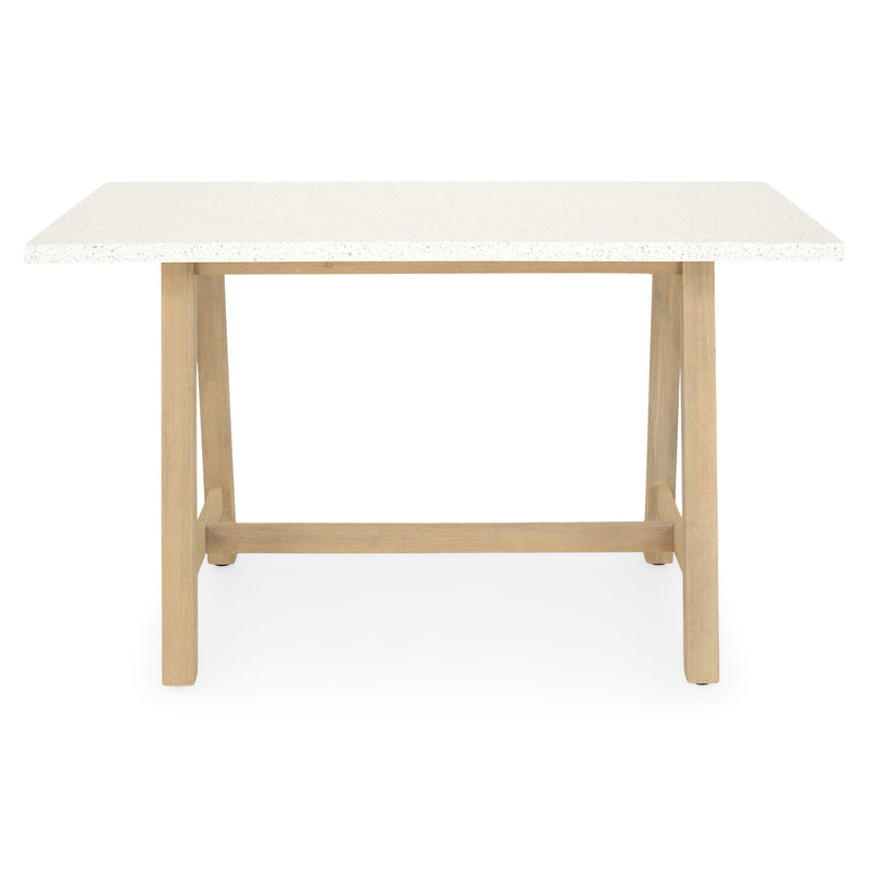 ASHEN Set mobilier terasă/gădină, masă și 4 scaune bar