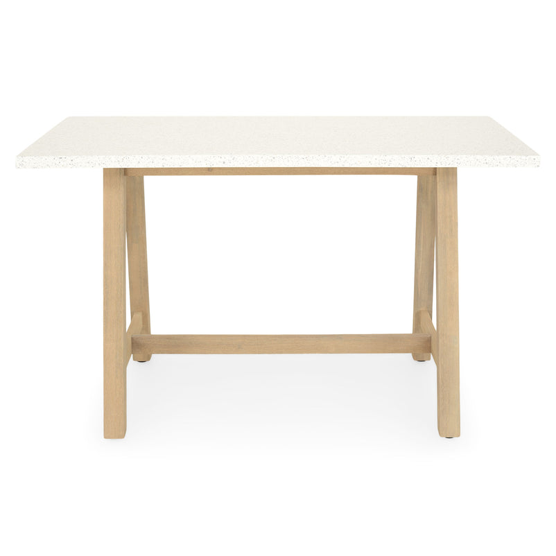 ASHEN Set mobilier terasă/gădină, masă și 4 scaune bar