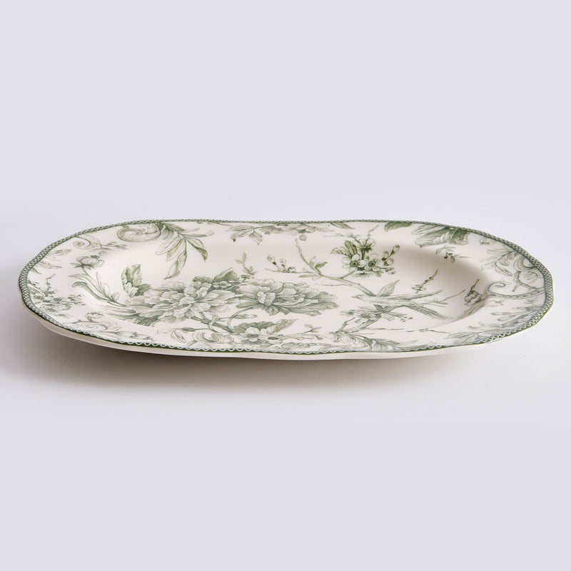 ADELAIDE Platou servire, porțelan, L.35cm