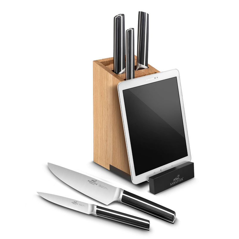 CHIRON Set 5 cuțite și suport