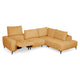 KARSTON Colțar cu șezlong stânga/dreapta, recliner electric, stofă