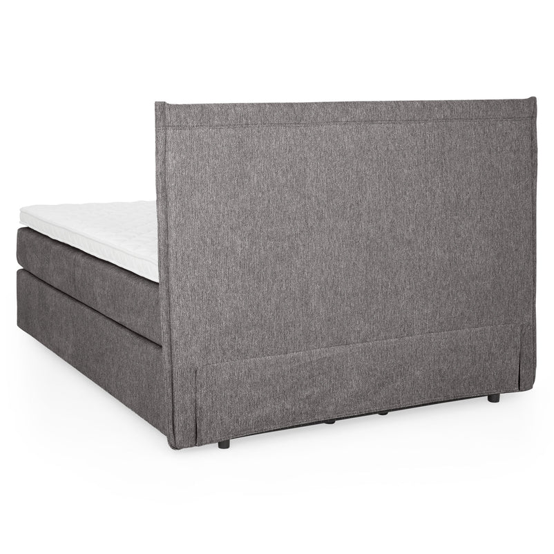 CARLINI Pat tapițat 160x200 cm, saltea și topper incluse