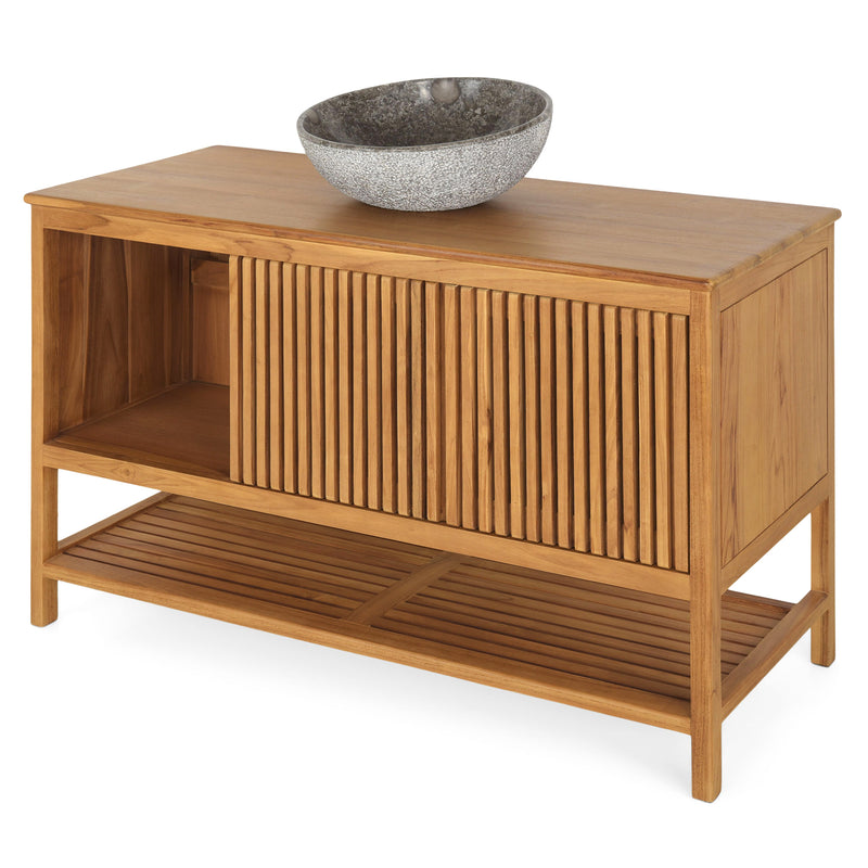 FUSION Set mobilier baie, mască lavoar și lavoar marmură