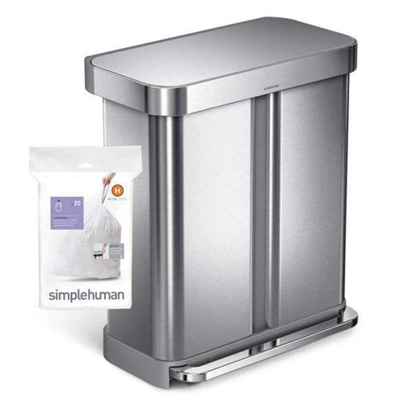SIMPLEHUMAN Set 20 saci gunoi, 30-35L