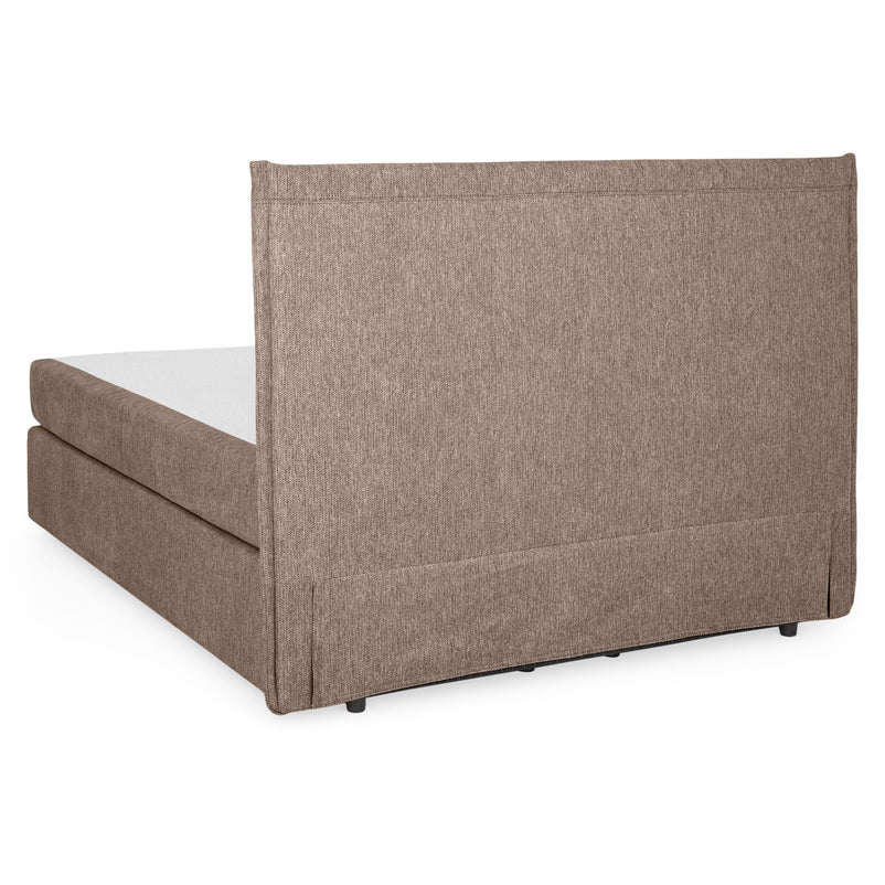 CARLINI Pat tapițat boxspring, 160x200cm, saltea inclusă