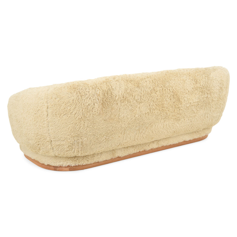 CORTINA Canapea 3 locuri, imitație blană