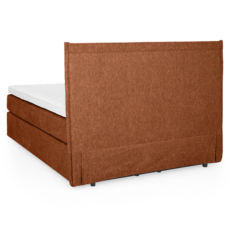 CARLINI Pat tapițat 160x200 cm, saltea și topper incluse