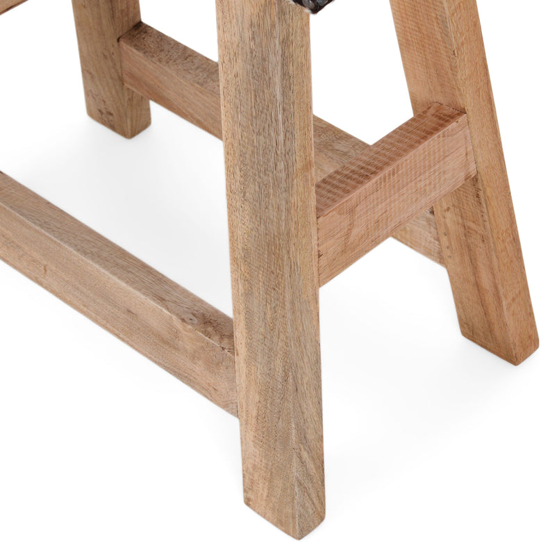 ANDE Taburet, piele naturală