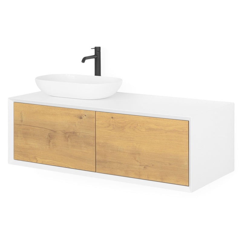 FIONA Set mobilier baie, mască lavoar, lavoar și oglindă LED