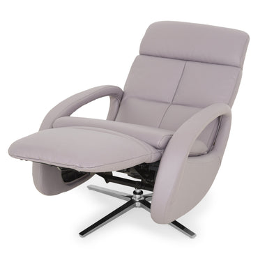 HESTON Fotoliu rotativ cu recliner electric, stofă