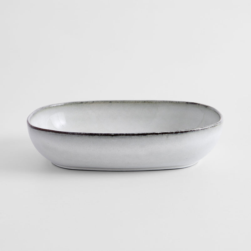 OVAL Platou servire, ceramică, L.31cm