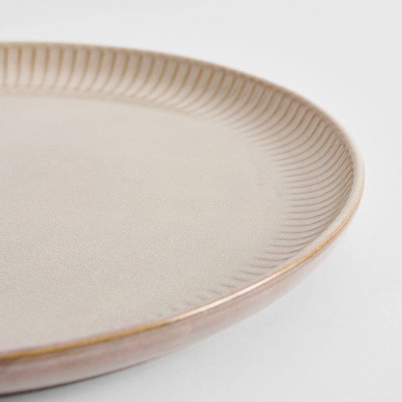 STRIPE Farfurie fel principal, ceramică, D.26cm