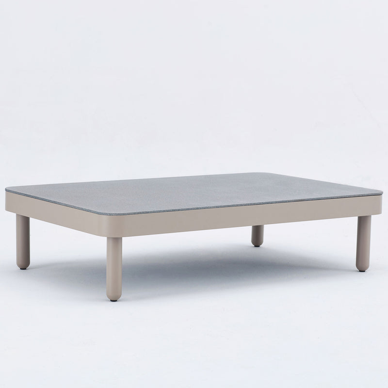 CALOOCAN Set mobilier terasă/grădină, colțar, fotoliu, taburet și măsuță