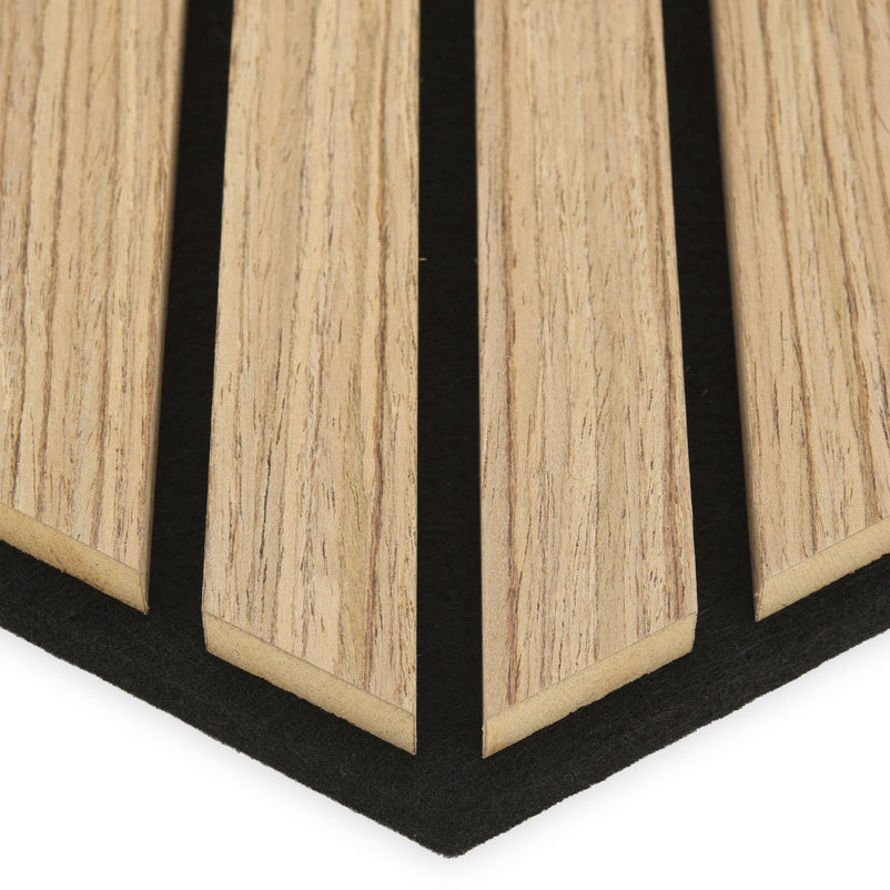 DECORIF Set 6 panouri decorative acustice hexagonale pentru perete