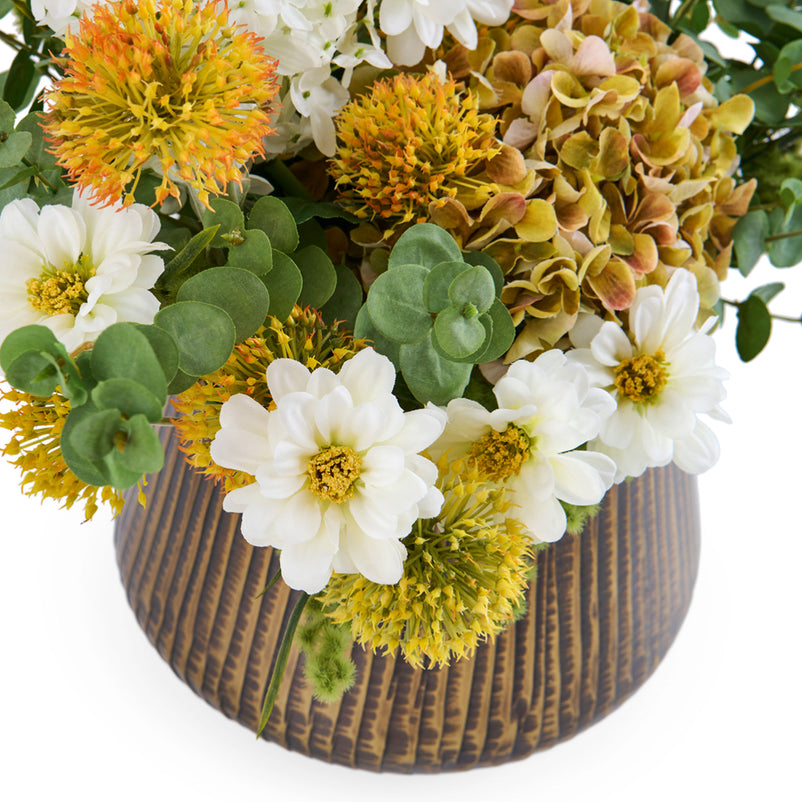 ZINNIA Aranjament flori artificiale