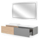 FONTANA/RADIANCE Set mobilier baie, mască lavoar, lavoar, top, oglindă LED