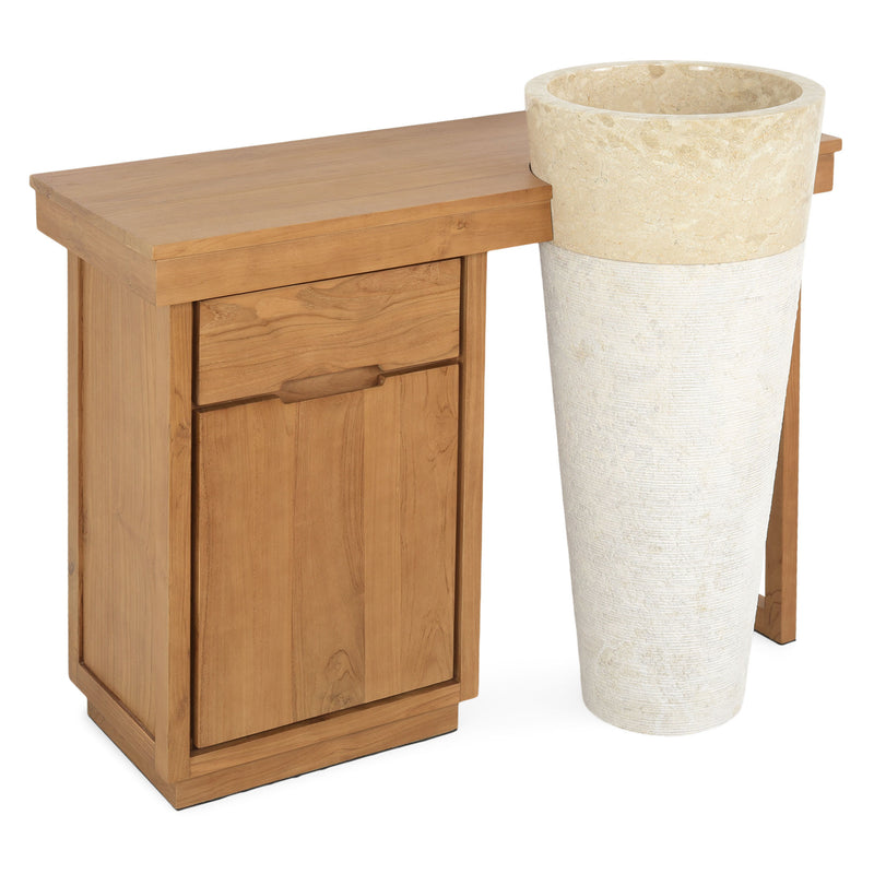 INTEGRALE Set mobilier baie, mască lavoar și lavoar