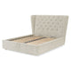 WARENTON Pat tapițat, 160x200cm, somieră rabatabilă și ladă incluse
