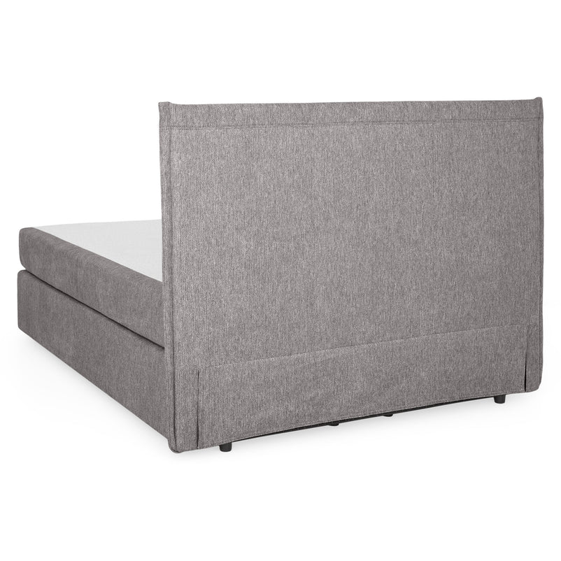 CARLINI Pat tapițat boxspring, 160x200cm, saltea inclusă