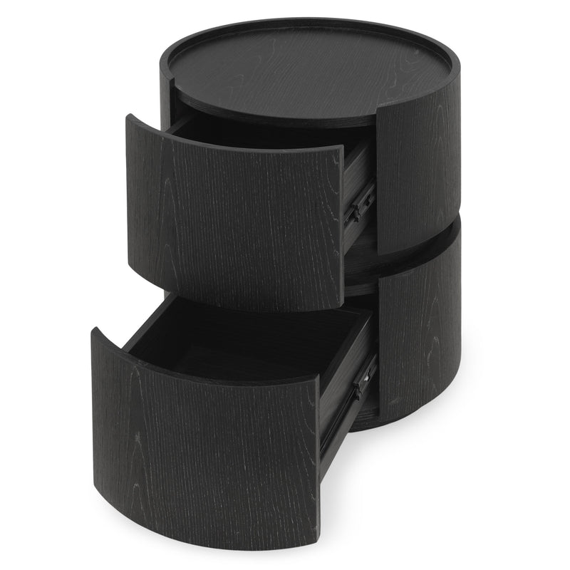 MIDNIGHT Noptieră 2 sertare