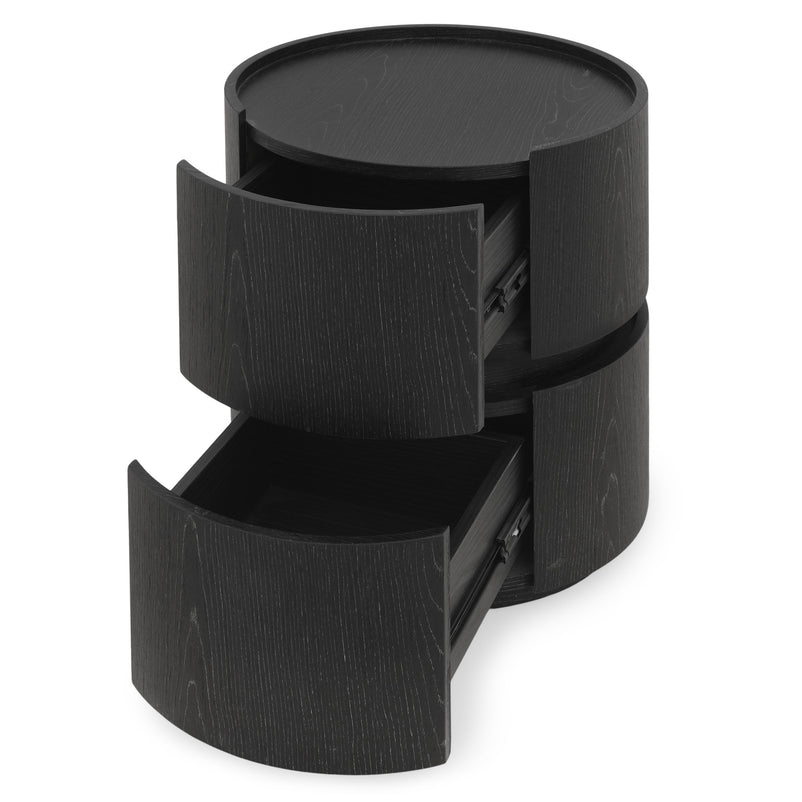 MIDNIGHT Noptieră 2 sertare