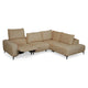 KARSTON Colțar cu șezlong stânga/dreapta, recliner electric, stofă