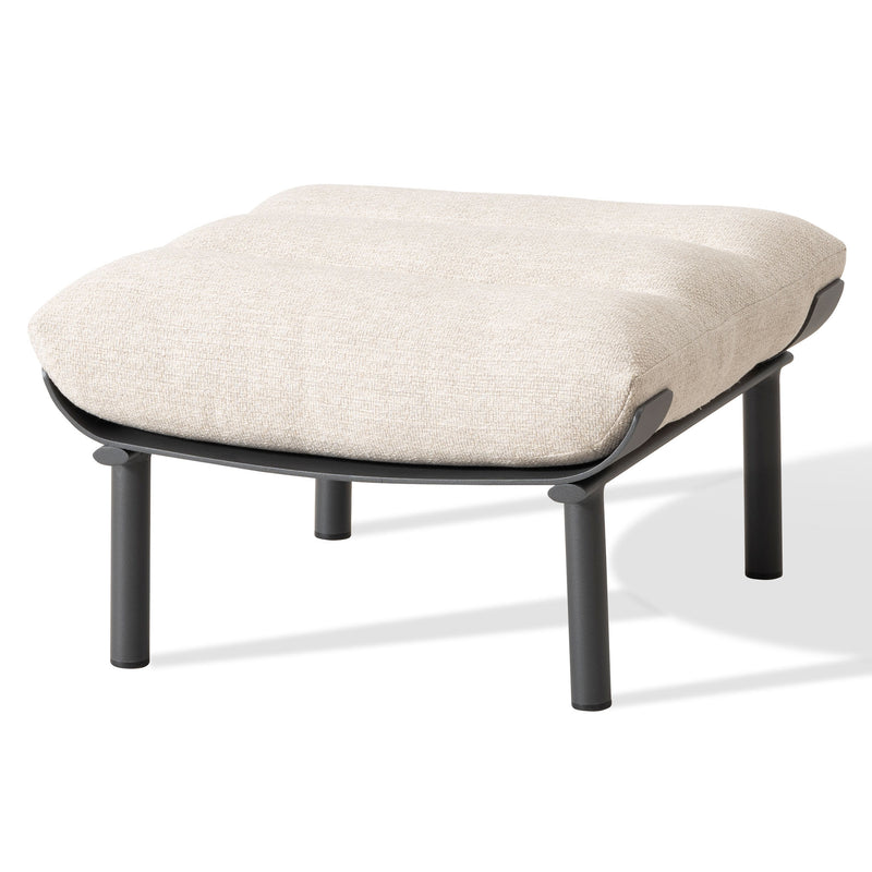 ZIBO Set mobilier terasă/grădină, fotoliu și taburet