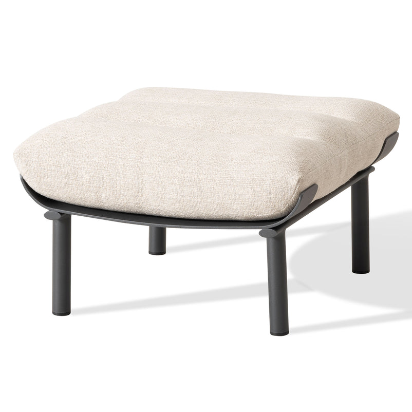 ZIBO Set mobilier terasă/grădină, fotoliu și taburet