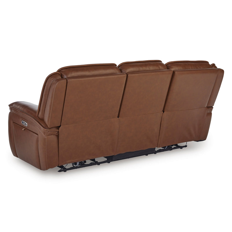 CRAWFORD Canapea 3 locuri, 2 reclinere electrice, piele