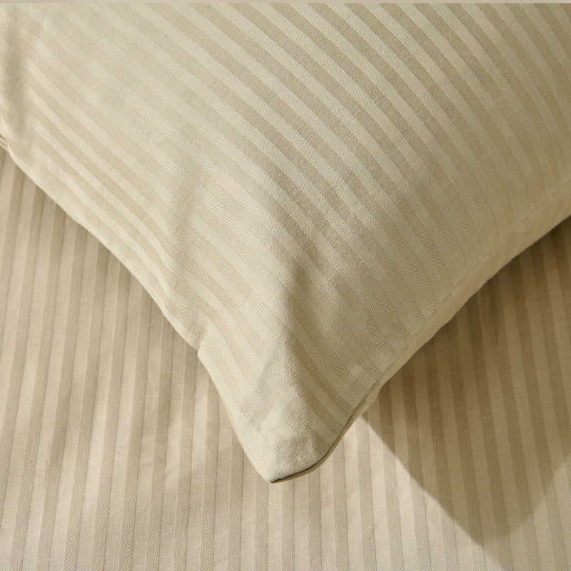 SATIN STRIPE Set așternut 3 piese, 140x220cm