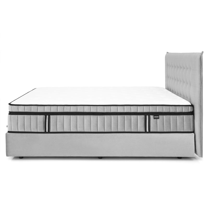 OPERA Pat tapițat, somieră rabatabilă, ladă și saltea incluse