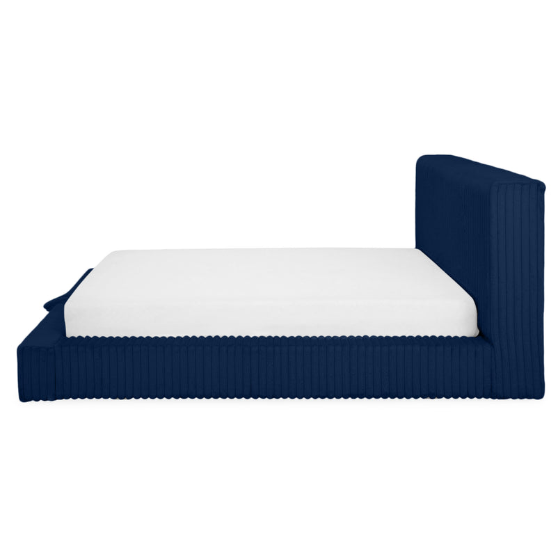 NORDEND Pat tapițat, 160x200cm, somieră rabatabilă și ladă incluse