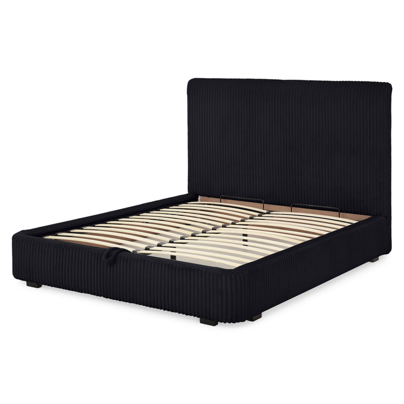 MARYANNE Pat tapițat, 160x200cm, ladă depozitare inclusă