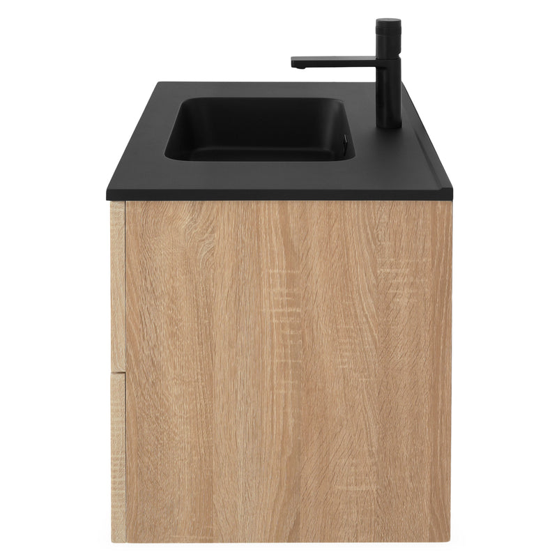 HORIK Set mobilier baie, mască lavoar și lavoar compozit