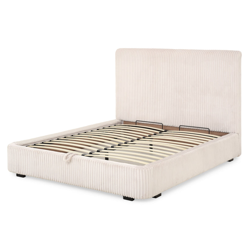 MARYANNE Pat tapițat, 160x200cm, ladă depozitare inclusă