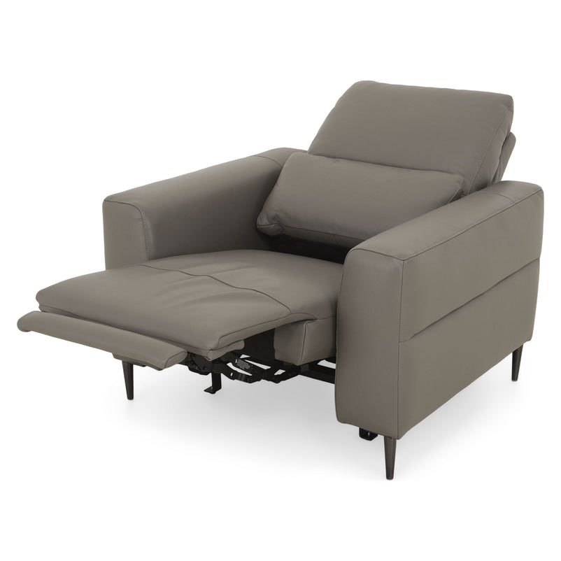 LASHIO Fotoliu, recliner electric și mecanism tetieră, piele
