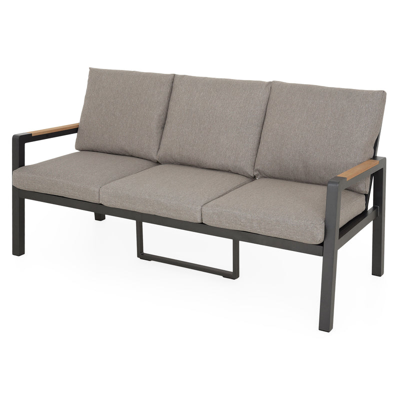 TREINTA Set mobilier terasă/grădină, canapea, 2 scaune și măsuță