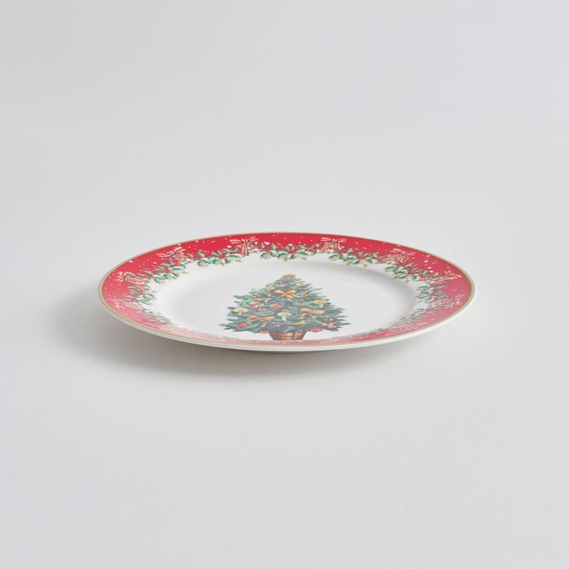 MAGIC CHRISTMAS Set 4 farfurii desert, porțelan, D.19cm