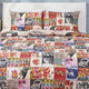 VINILE Set așternut 4 piese, 200x220cm