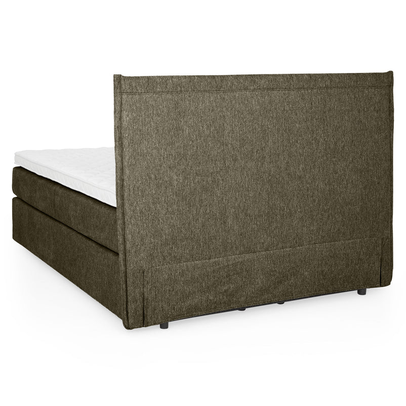 CARLINI Pat tapițat 160x200 cm, saltea și topper incluse