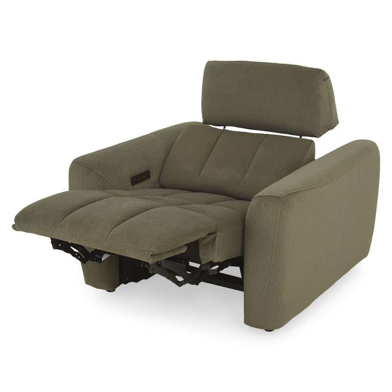 WISNER Fotoliu, recliner electric, mecanism electric tetieră, stofă