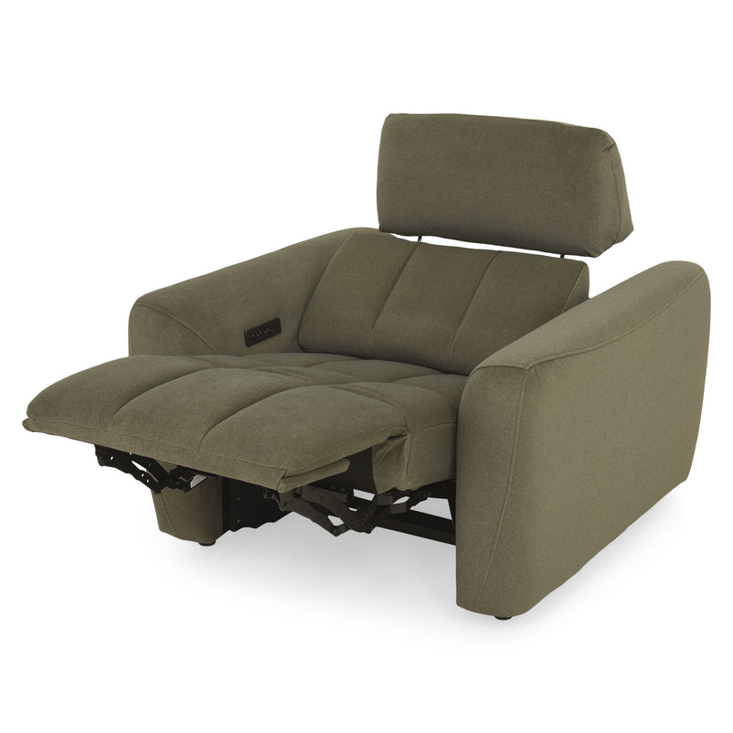 WISNER Fotoliu, recliner electric, mecanism electric tetieră, stofă