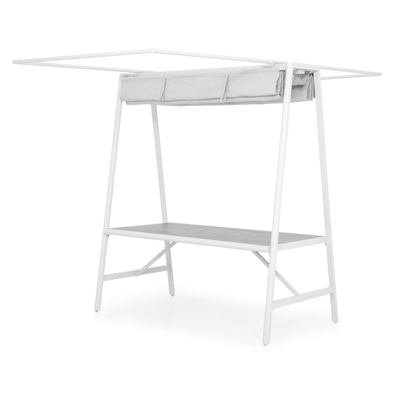 WRIGHT Masă dining cu acoperiș retractabil și lumină LED